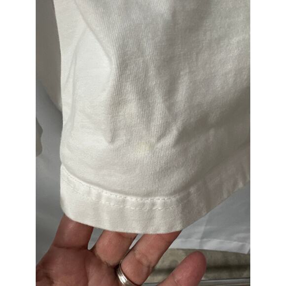 Men’s White Harley-Davidson Long Sleeve Thick White T-Shirt SZ XL - Picture 6 of 7